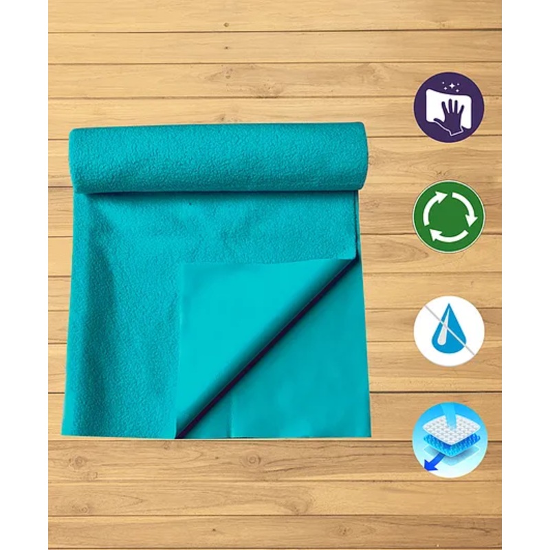 The Little Lookers Baby Dry Sheet Medium - Turquoise