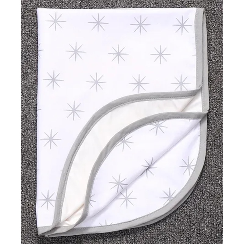 Babyhug Cotton Diaper Changing Mat Small - Grey