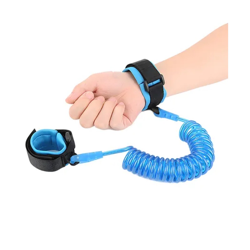 COZY VIBES Anti Lost Wrist Link Belt, 1.5M Baby Toddler Reins Safety Leash Wristband Walking Hand Belt Harness-PACK OF 1 - COLOR MAY VARY