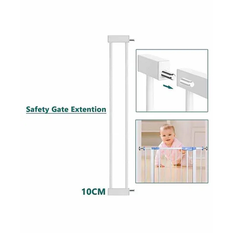 Safe-O-kid 10cm Safety Gate Extension - White