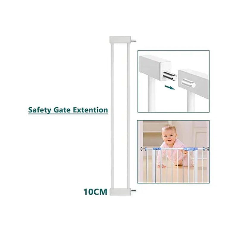 Safe-O-Kid Barricade Security Gate Extension - White