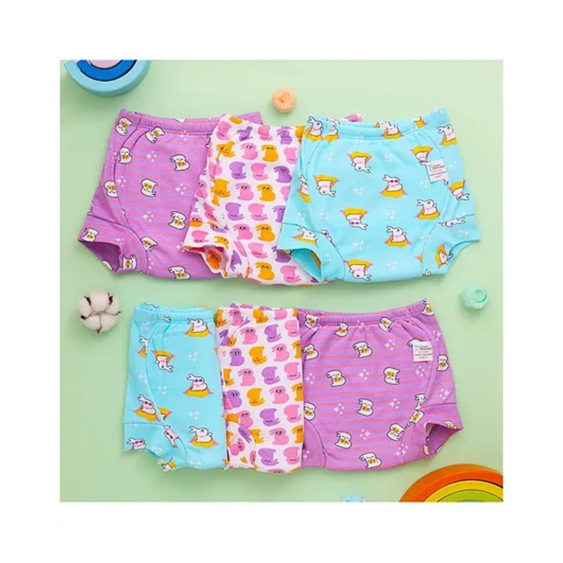 SuperBottoms Padded Underwear for 1-2Y Babies | Potty Training Pants for Mess-Free Diaper-Free Time | Bummy World | Pack of 6