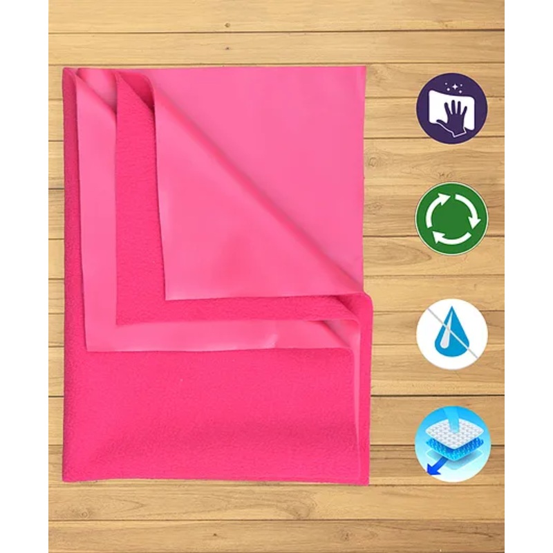 The Little Lookers Baby Dry Sheet Small - Dark Pink