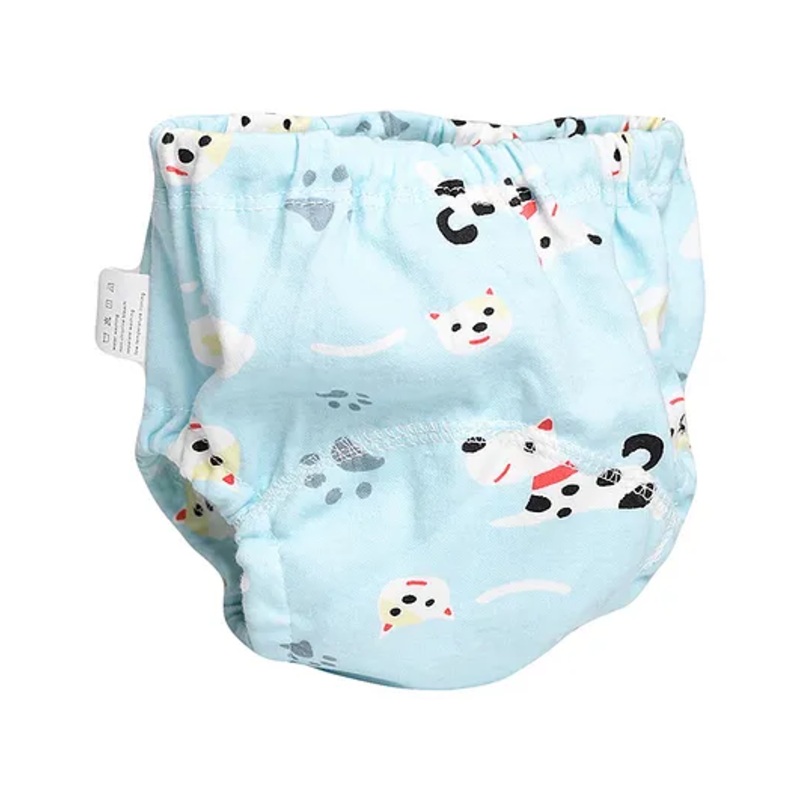 THE LITTLE LOOKERS Potty Training Pants for Babies I Reusable & Waterproof Pull up Underwear | Cloth Diaper for Babies-Blue (2 Year - 3 Years) (Pack of 1)