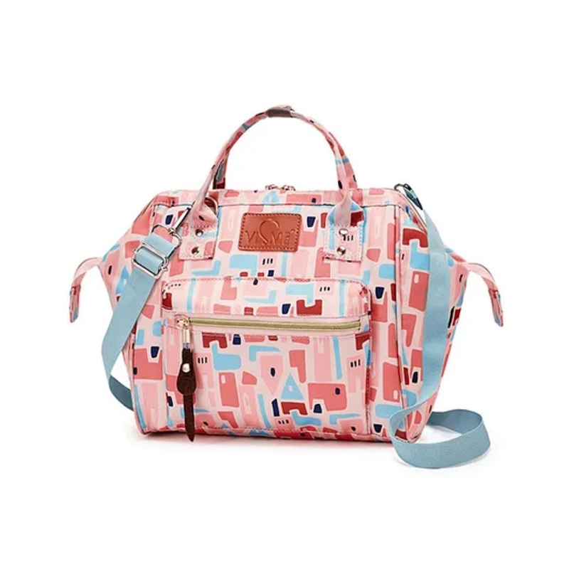 VISMIINTREND Itsy Bitsy Stylish Mini Baby Diaper Bag Backpack for New Mother - Geometric