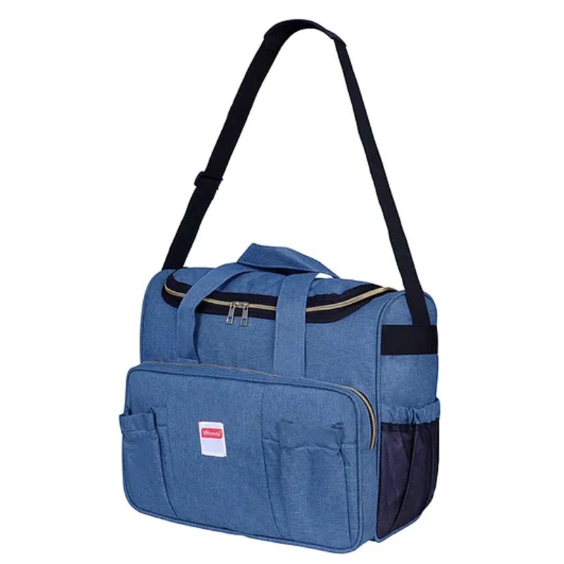 VParents  Stylish Maternity Multipurpose Mother Bag Cum Diaper Bag Backpack Sholder and Hand Bag 11 Pockets - Blue