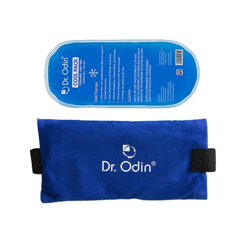 Dr Odin Oval Shape Orthopaedic Cool Pad For Quick Relief From Pain, Aches, Muscular Pain,Fever Relief & Fever Relief- Blue