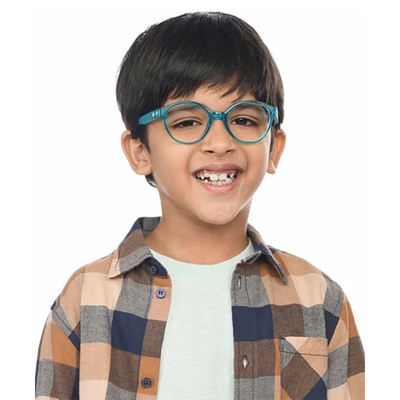 Hooper By Lenskart Flexi Hooper HP E15973S C1 Full Rim Round Glasses - Green