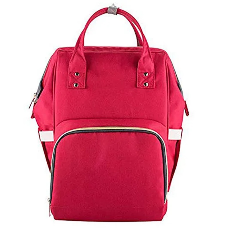 House of Quirk Diaper Bag Maternity Backpack -  Red