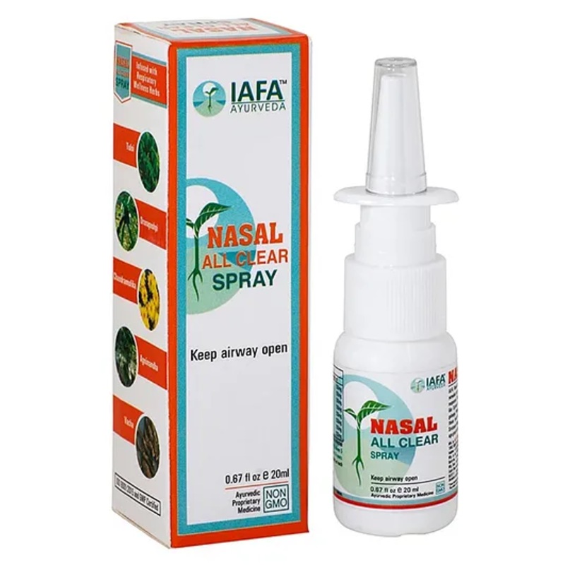 IAFA Nasal All Clear Ayurvedic Nasal Spray for Allergy - 20 ml