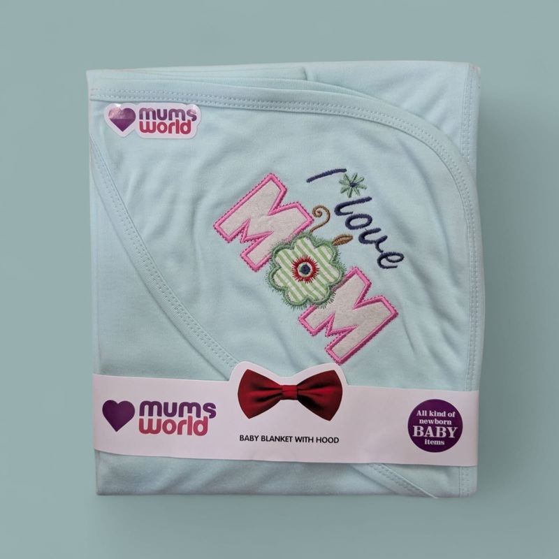 Little Star Baby Wrapping Sheet Mom Green