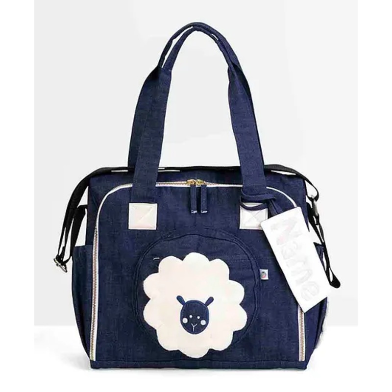 Mi Dulce An'ya Organic Sheep diaper bag-navy