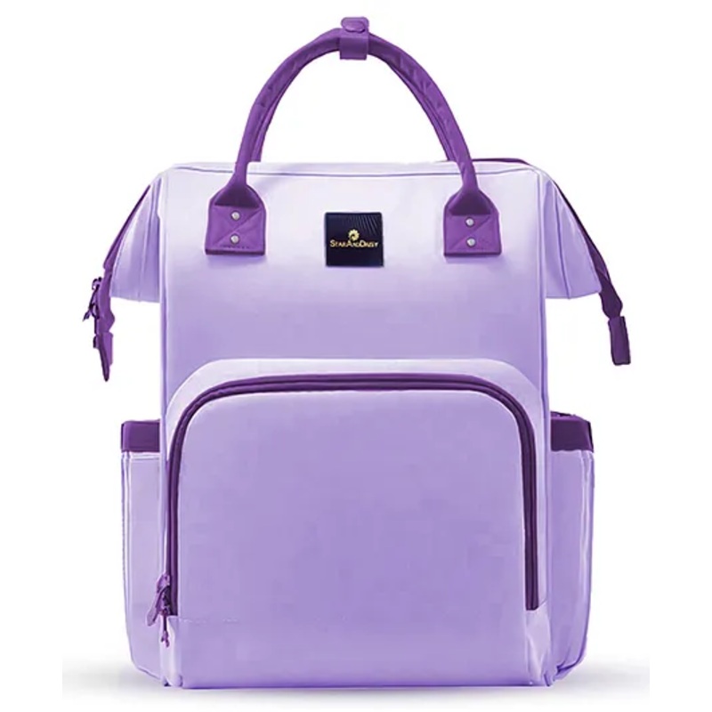 StarAndDaisy diaper Bag for Baby with Bottle Holder - Lavender
