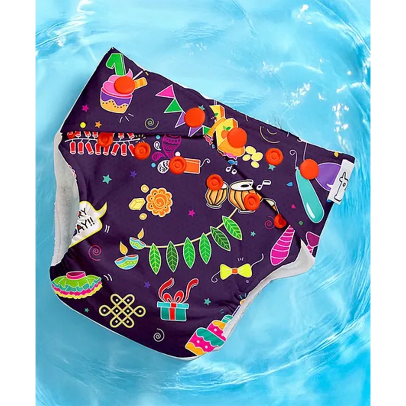 SuperBottoms Swimming Diapers for Babies & Toddlers - Washable, Reusable & Adjustable Swim Diapers | Festoon