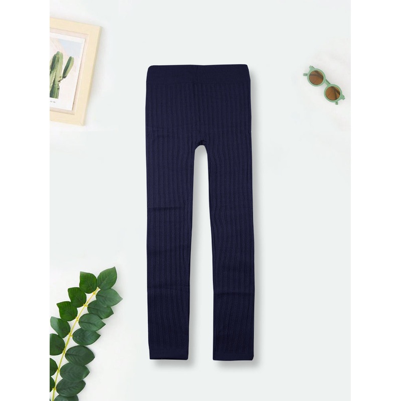 Fleece Tights Navy Blue - Sunshine