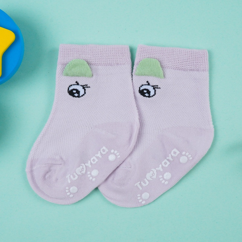 Baby Socks Eyes Purple (6-12 Months) - Sunshine