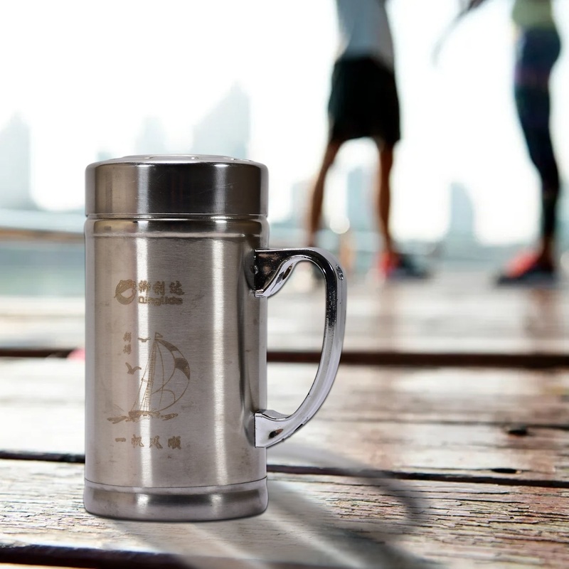 Double Walled Stainless Steel Bottle for Travel, Home, Office, School  500ml