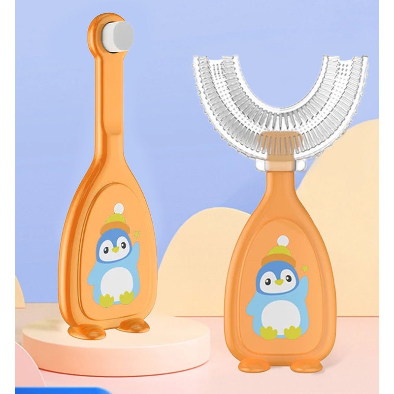 Kids 2Pcs Toothbrush Set Orange - Sunshine