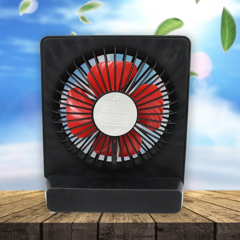 Portable Desk Fan  1 Speed Setting, Personal Table Fan for Office, School & Home Use (1 Pc)