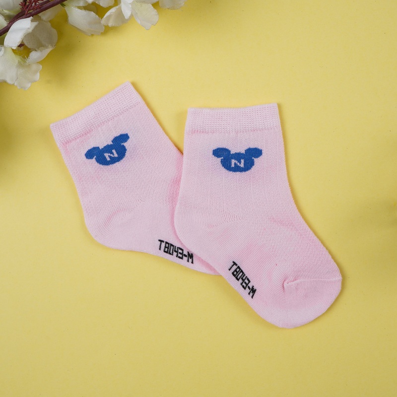 Baby Socks Micky Pink (6-12 Months) - Sunshine