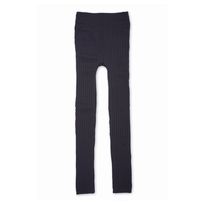 Kids Rib Leggings Dark Grey - Sunshine