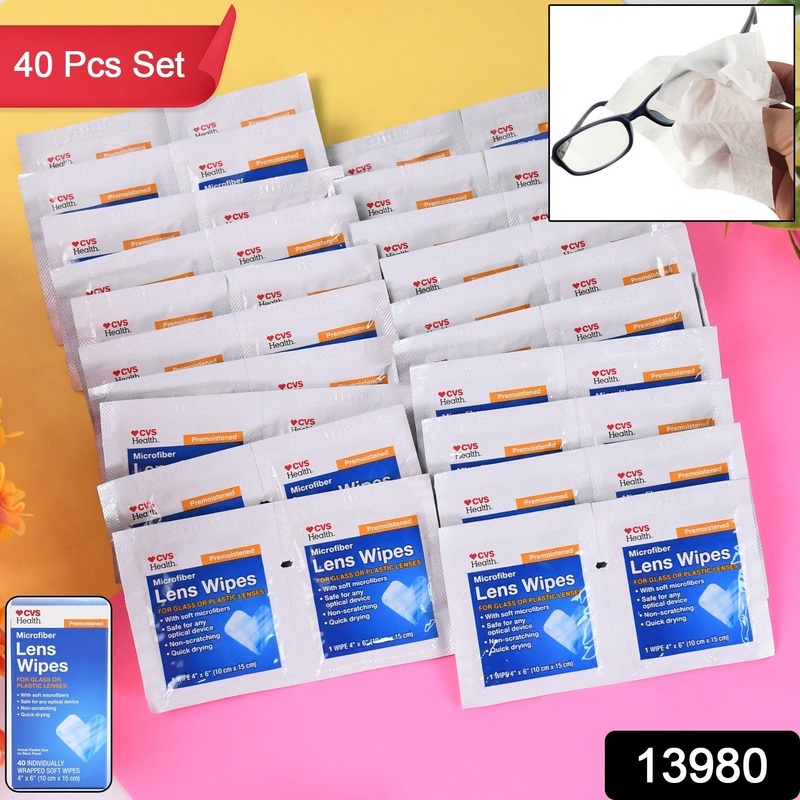 Pre-Moistened Lens Cleaning Wipes