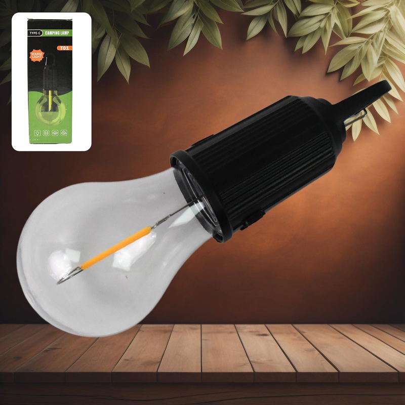 Rechargeable LED Camping Lantern  3 Modes, Portable with Clip Hook (1 Pc)