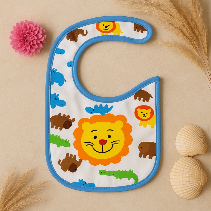 Baby Bib Lion Blue - Sunshine