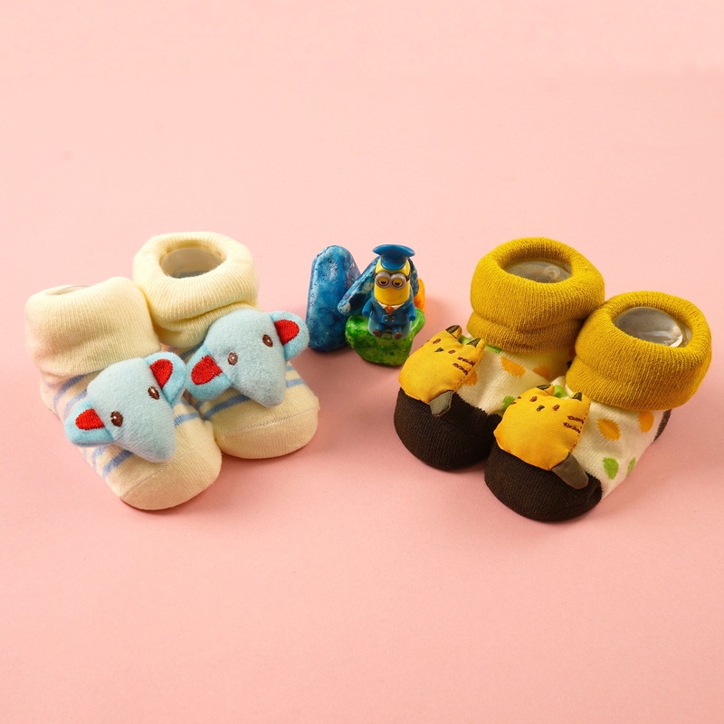 Baby Character Booties 2 Pair Set Blue - Sunshine