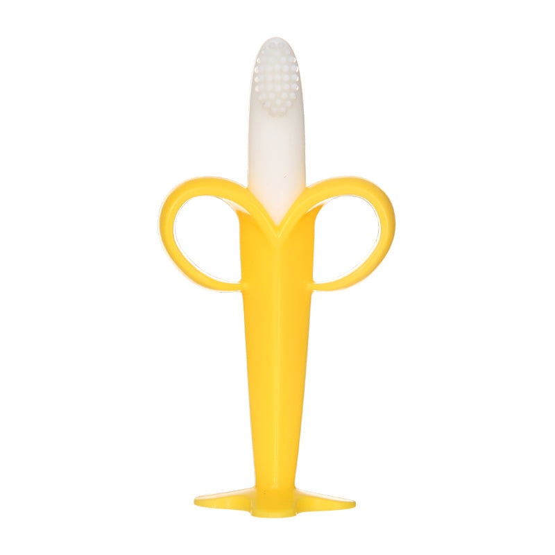 Bendable Banana Toothbrush & Teether Yellow - Sunshine