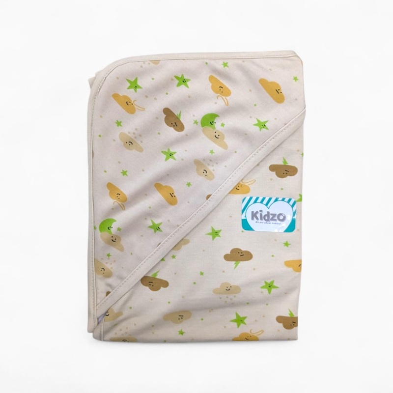 Little Star Baby Wrapping Sheet Stars Beige