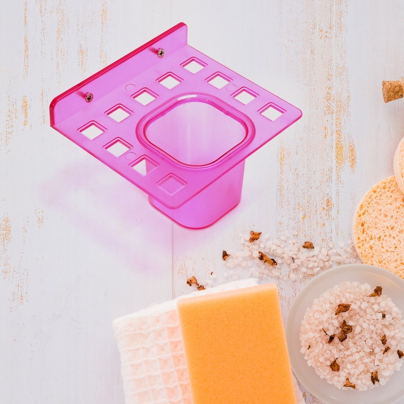 2-in-1 Tumbler Dish & Toothbrush Holder (2-Pcs)