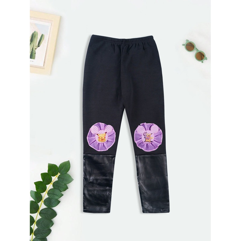 Girls Tights Pikachu Purple - Sunshine