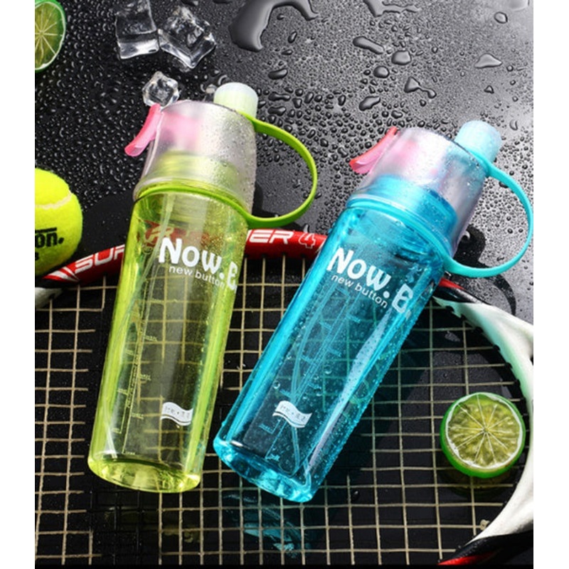 New Spray Portable Water Bottle (600ML)