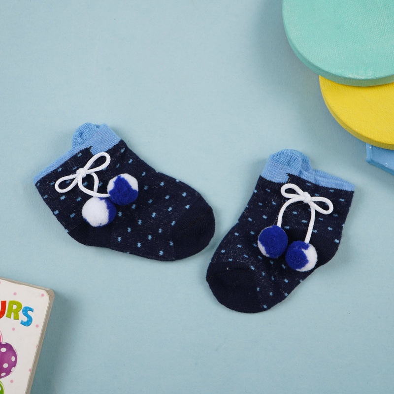Newborn Baby Socks String Navy Blue - Sunshine