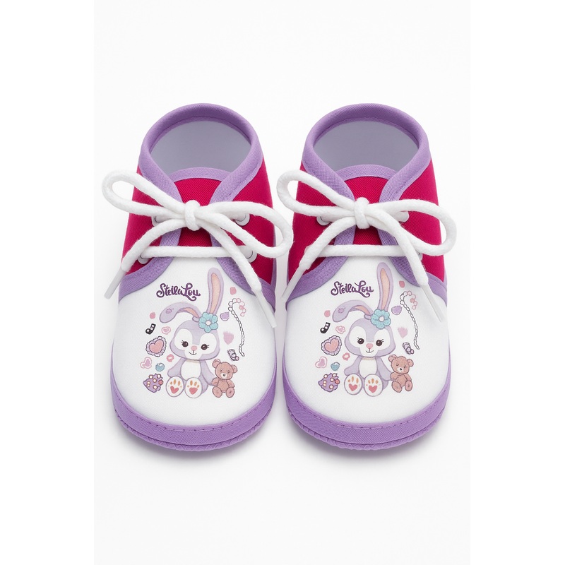 Newborn Baby Booties Bunny Purple - Sunshine