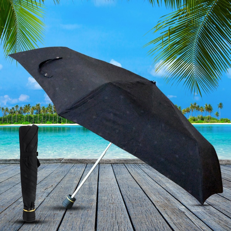 3-FoldSun Protective Solid Foldable Outdoor Umbrella,Portable Sun,UV Protection LightweightRain Umbrella For Girls, Women, Men, Boys (1 pc)