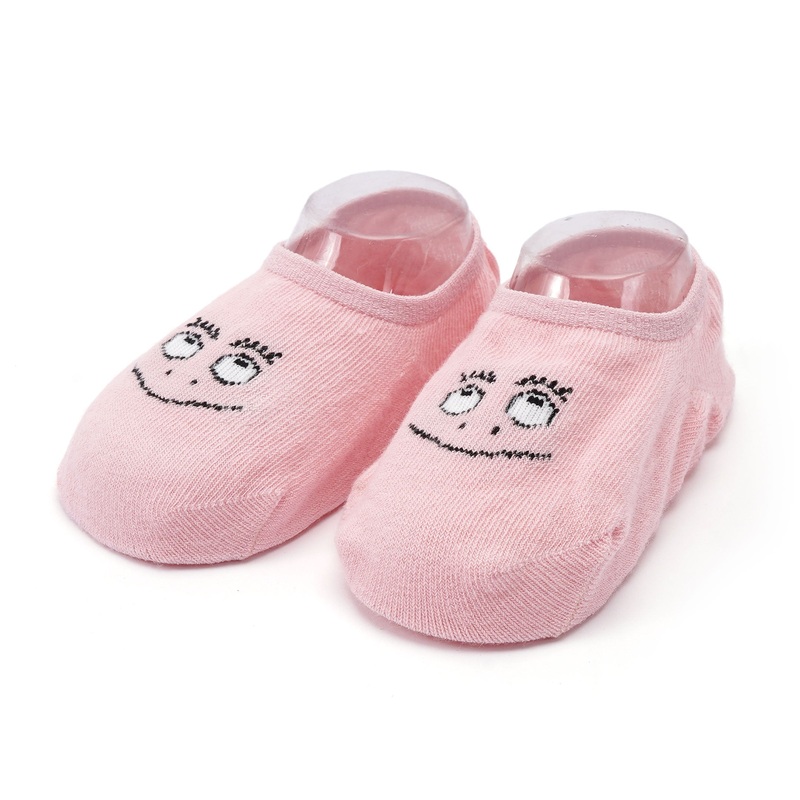 Baby Grip Socks Smile Pink - Sunshine