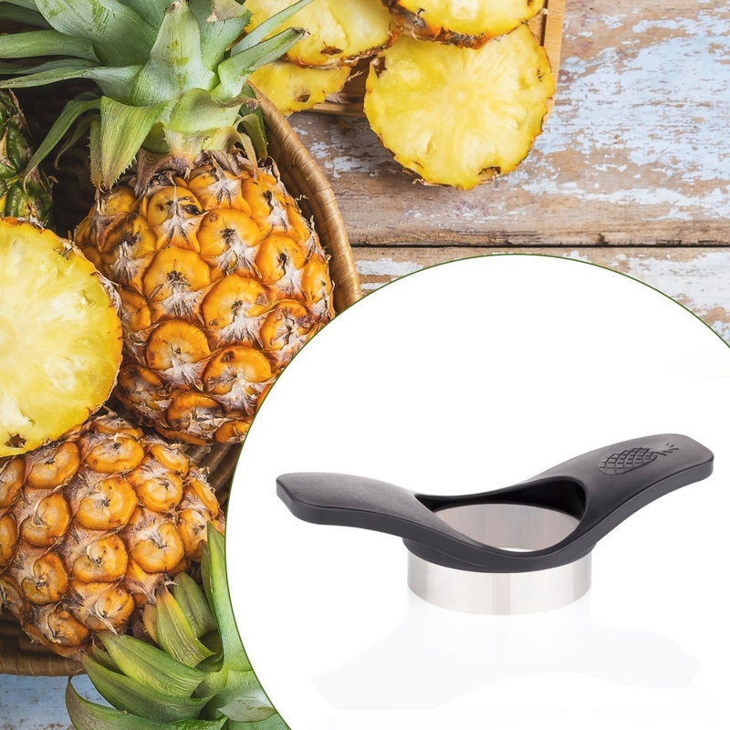 Pineapple Cutter used in all kinds of household and kitchen purposes for cutting pineapples into fine slices.