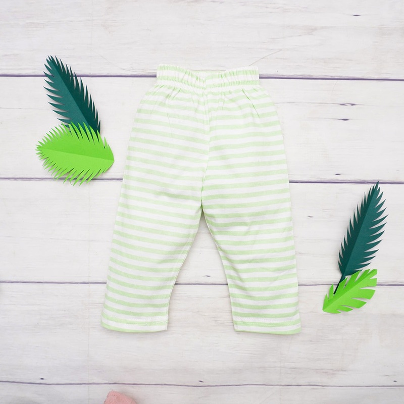The Nest Green Striped Pajama