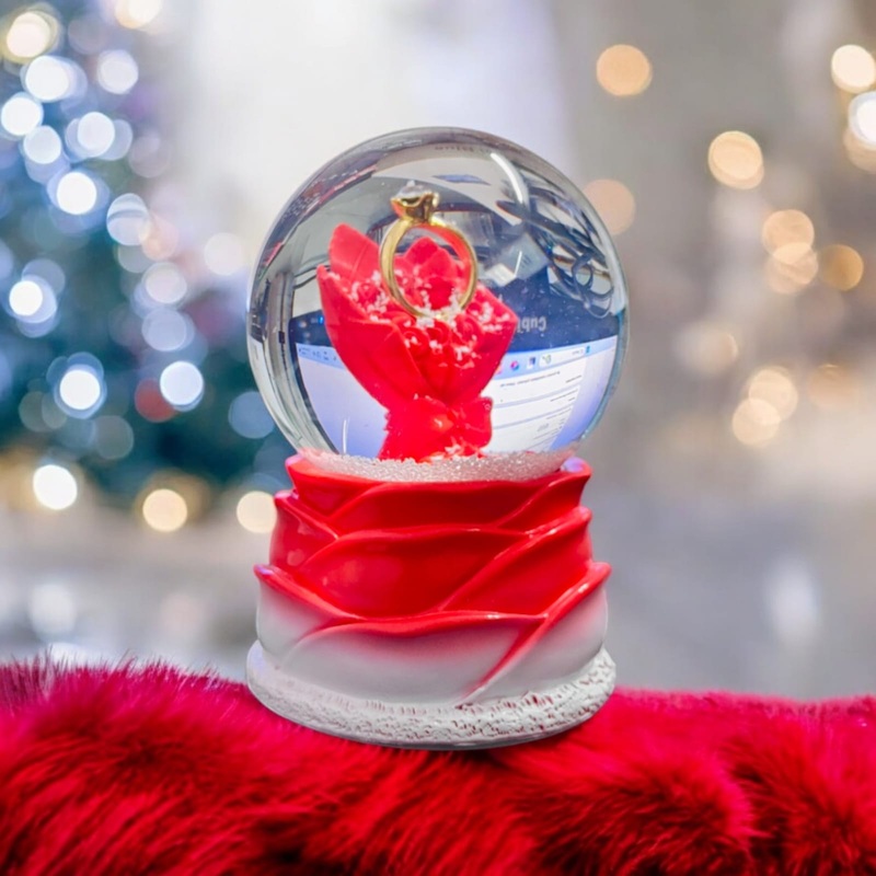 Unique Love Couple With Light,Creative Gift For Girlfriend,Engagement,Wedding,Anniversary,Birthday,Christmas,New Year And Valentine's Decorative Showpiece  with lighting&,usic