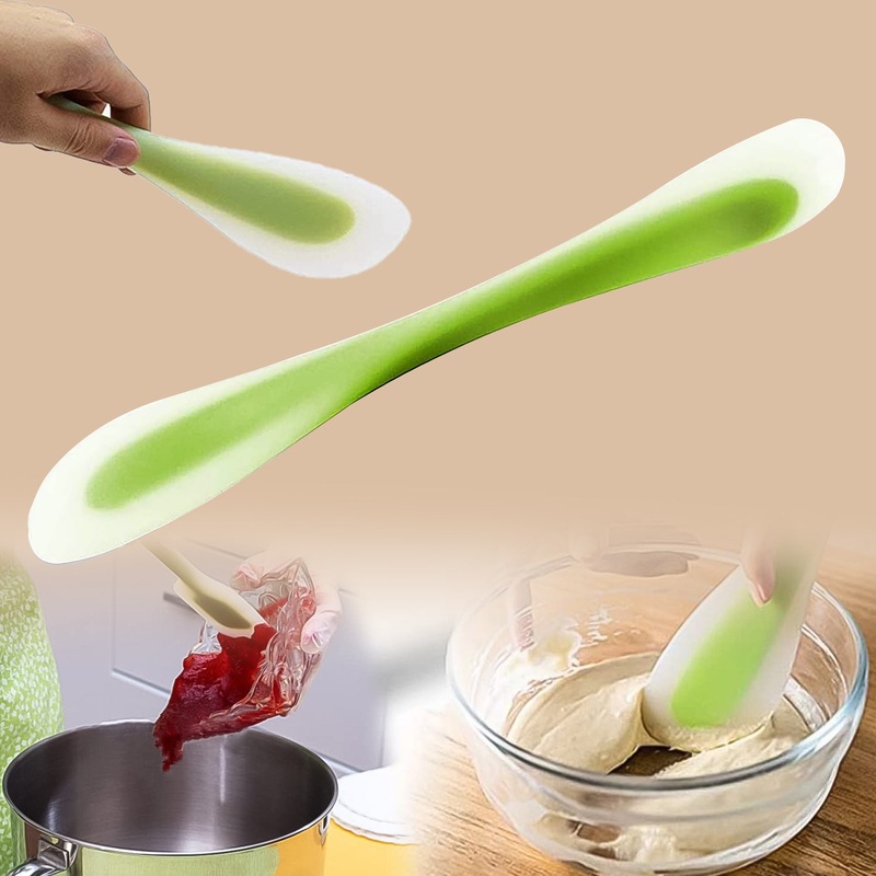 2 in 1 Flexible Silicone Spatula Spoon (1 Pc / 30 Cm)