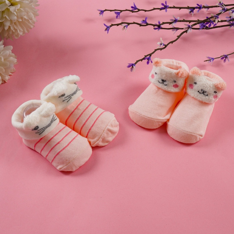 Baby Pack Of 2 Pairs Socks Pink - Sunshine