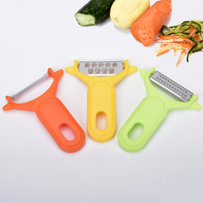 Peeler Slicers Shredders for Fruits and Vegetables, Cutter, Grater Kitchen Helper, Potato Fruits Peeler, Stainless Steel Sharp Blade with Non-Slip Handle(3 Pcs Set)
