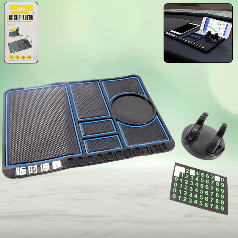 Car Dashboard Mat & Mobile Phone Holder Mount