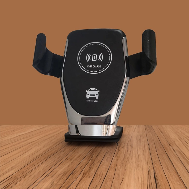 Car Phone Holder Wireless Car Charger 10W Qi Fast Charging Car Charger Gravity Auto Clamping 360 Rotation Air Vent Car Mount Holder
