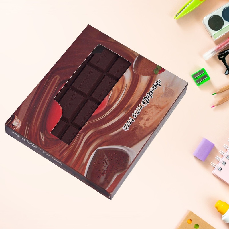 Small Chocolate Scented Bite-Shape Pocket Diary  Rectangular Memo Notebook for Kids (80 Pages)